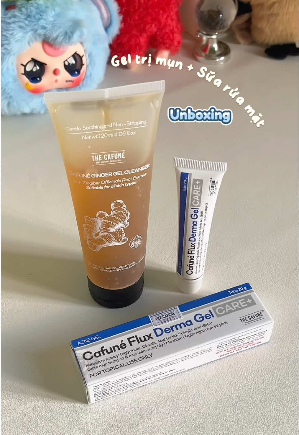 Combo hịn lắm #suaruamattrimun #geltrimun #thecafune #unbox #review #fpy #viral #xh #trinniereview 