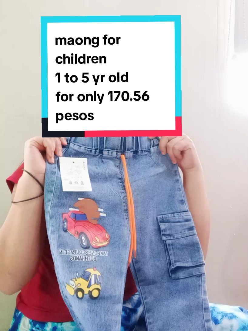 maong for children 1to5yrold #maongpants  #ootdfashion  #OOTD  #tiktokaffiliate  #smallaffiliate  #support #budolfinds  #TikTokShop 