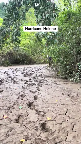 Watch until the end!! Hurricane Helene deposited lots of mud on the walking trail. #helene #erwin #easttennessee #erwinstrong #prayer #funnyvideo 