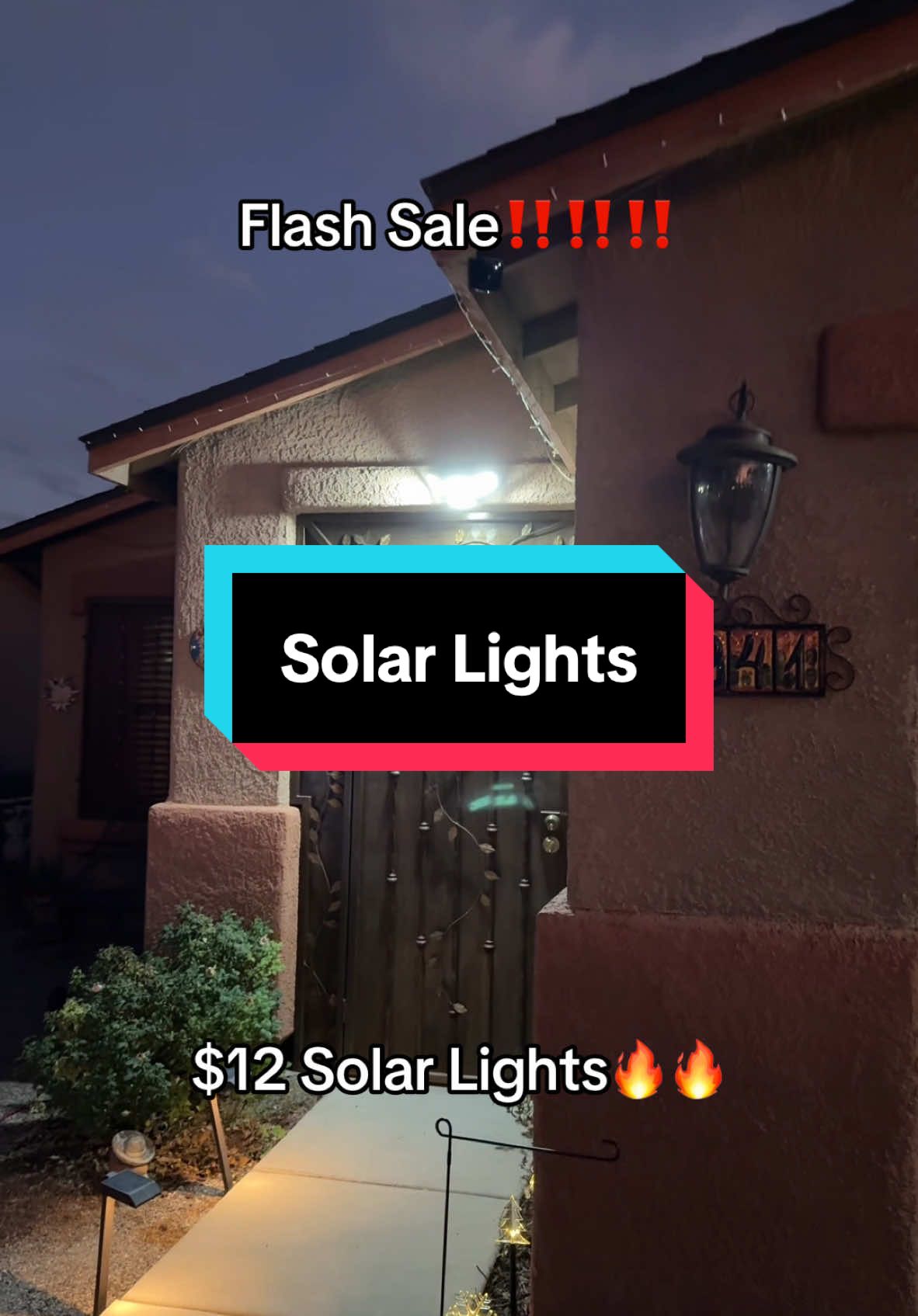 These lights really do make a big difference and are the brightest solar floodlight that you can get. On a huge sale with free shipping today🔥🤯⬇️⬇️  #creatorsearchinsights #TikTokShop #giftguide #sale #dealsforyou #tiktokmademebuyit #fyp #techtok #techfinds #foryoupage #viralvideo #trending #tiktokshop #tiktokshopcybermonday #tiktokshopholidaydeals #tiktokshopholidaysale #tiktokshopholidayhaul #spotlightfinds #ttsdelight #starcreatorcompetition #freeshipping #solarpower #solarpower #lights #floodlight #solarpowered #outdoorsolarlight #Outdoors 