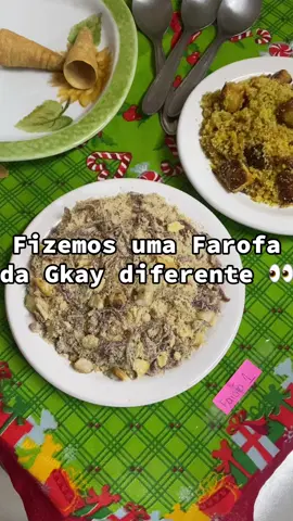 a farofa da Gkay ta diferente 😅👀✨🎅🏼 #farofadagkay #natalina #f @Monica Costa 