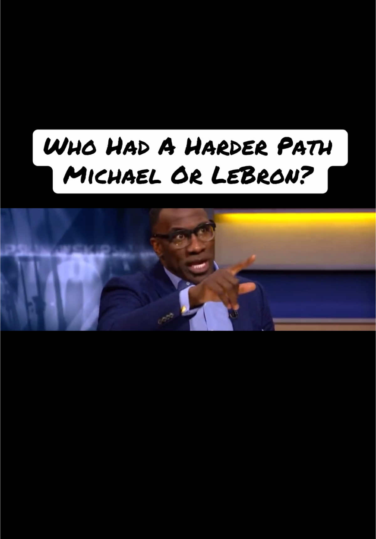 #fyp #shannonsharpe #skip #NBA #hard #michaeljordan #lebronjames #path 