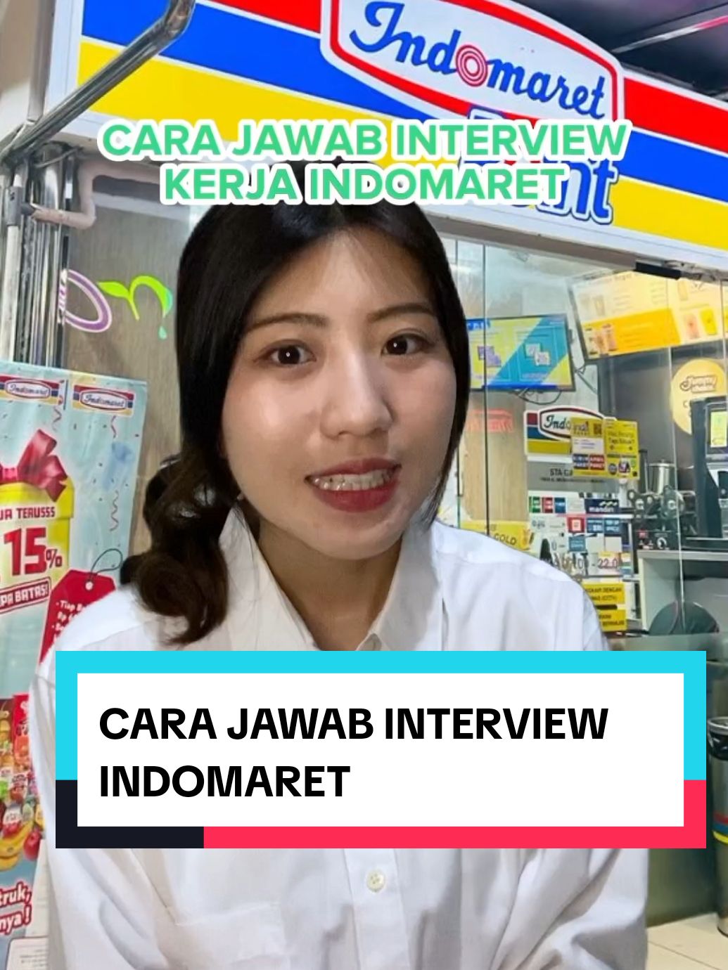 Replying to @onchel.matt Kemarin kita bahas pertanyaannya, dan sekarang kita bahas cara jawab interview kerja Indomaret ya! Yuk disimak 🙌🏻 Source pertanyaan: Kumparan #interviewindomaret #wawancaraindomaret #interviewkerja #wawancarakerja #JobstreetExpress #PejuangKerja 