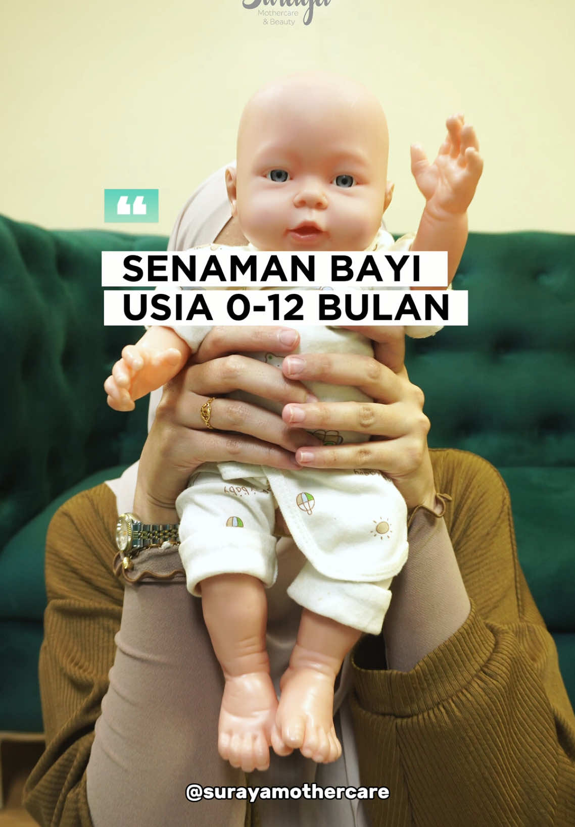 Bayi pun kena bersenam tau! 👶🏻💗 #surayamothercare #babylove #babytiktok #babiesoftiktok #babyexercise #MomsofTikTok #senamanbayi 