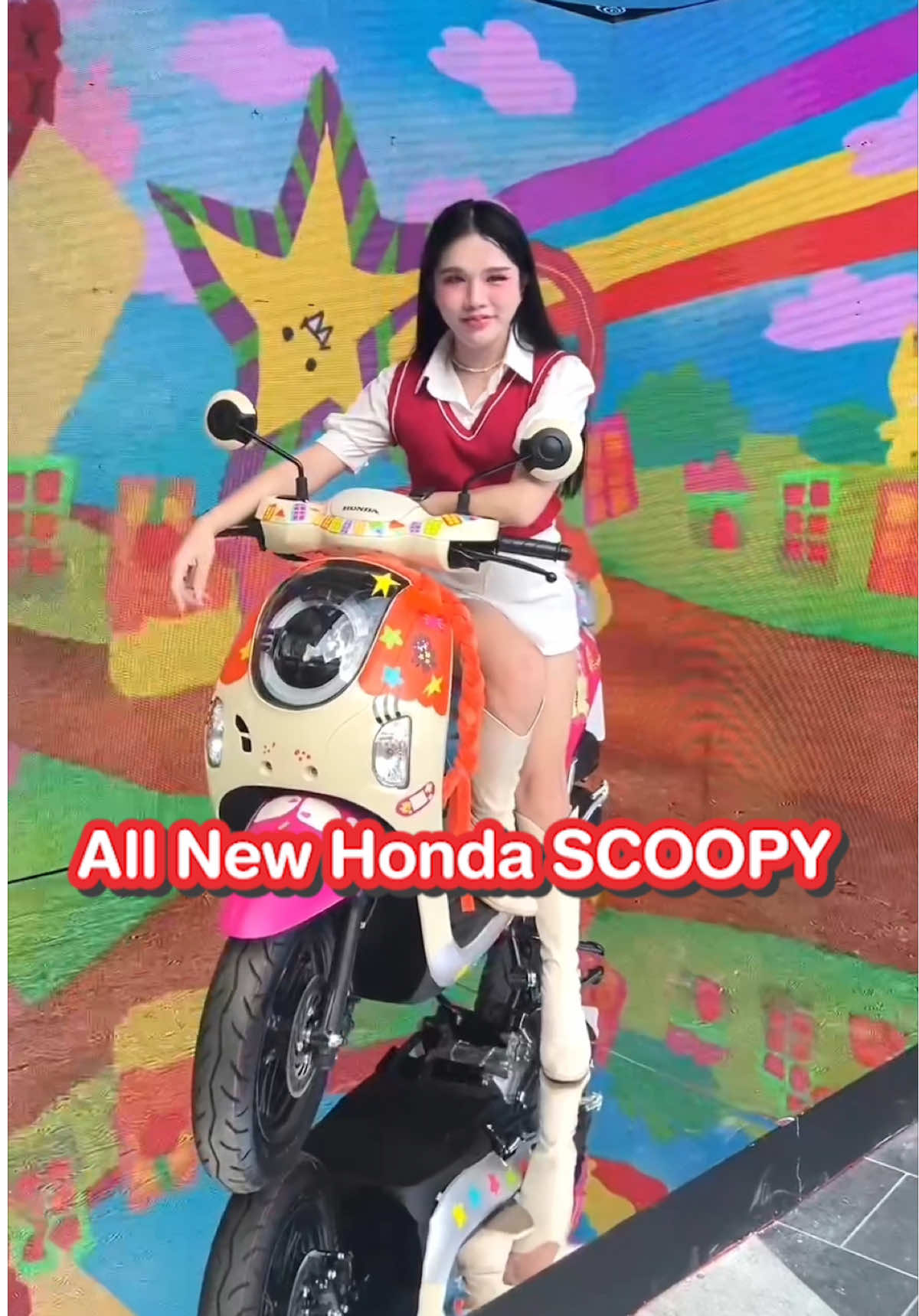 คนไทยคนแรกมาก กับ All New Honda SCOOPY แฟชั่นแฟหยังมาก และที่สุดของความโฮ่งคือต้าห์อู๋และPiXXiE พรีเซนเตอร์คนใหม่ล่าสุด ICONIC OF NOW มาก❤ #IconicOfNow #IconicTown  #สุดทางให้สุดเทรนด์  #AllNewHondaSCOOPY #HondaScoopy #รถจักรยานยนต์ฮอนด้า #HondaMotorcycleThailand  #ไทยฮอนด้า #ThaiHonda 