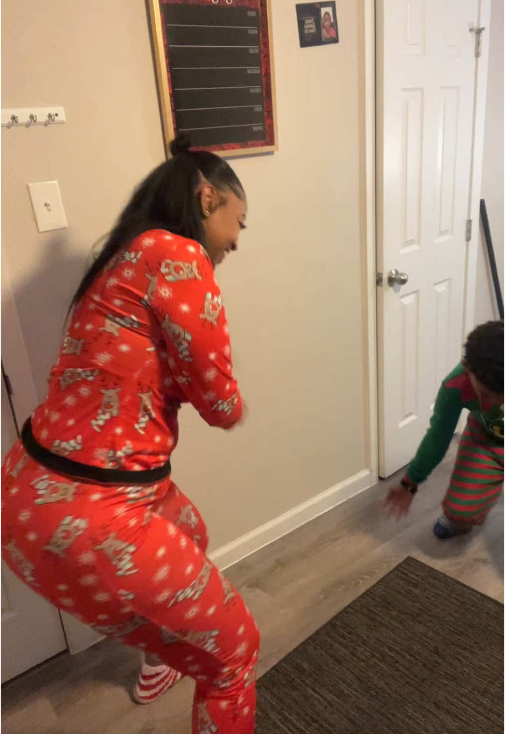 Dance battle with my son 🤣 i think i got served 😅😂😂