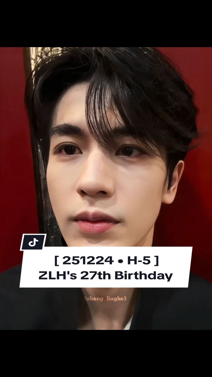 [ H-5 Zhang Linghe's 27th Birthday🎂] just a random video🫠 but he always looks handsome from any angle✨💕 #zhanglinghe #张凌赫 #zhanglinghe张凌赫 #bornin1997 #1997 #handsomeboy #chineseactor #birthday #27thbirthday 