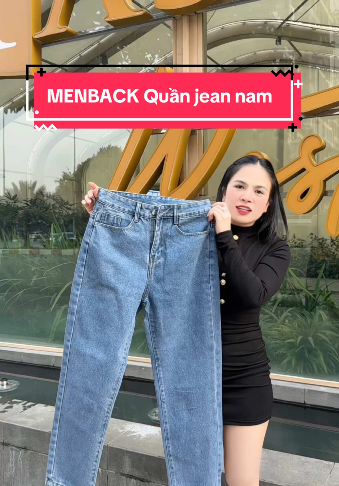 MENBACK Quần jean nam