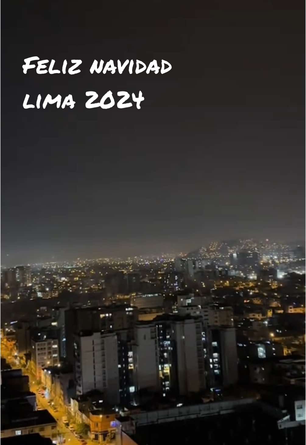 Fuegos Artificiales Lima Navidad 2024, desde el piso 27  #navidad #navidadentiktok #navidadperu #lima #peru #navidad2024 