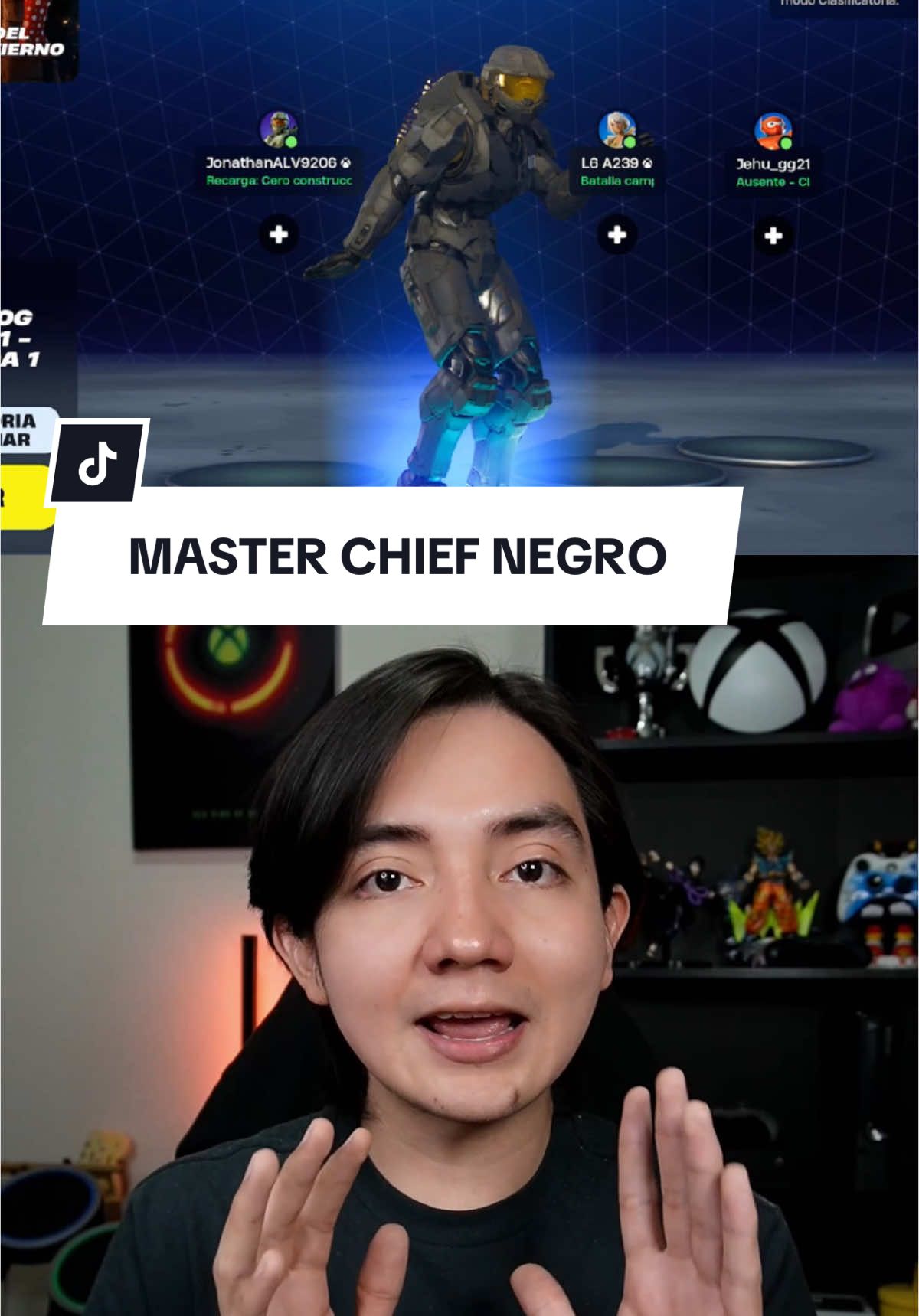 El Máster Chief Negro ha sido liberado 🗿🎮 #fortnite #epicgames #Halo