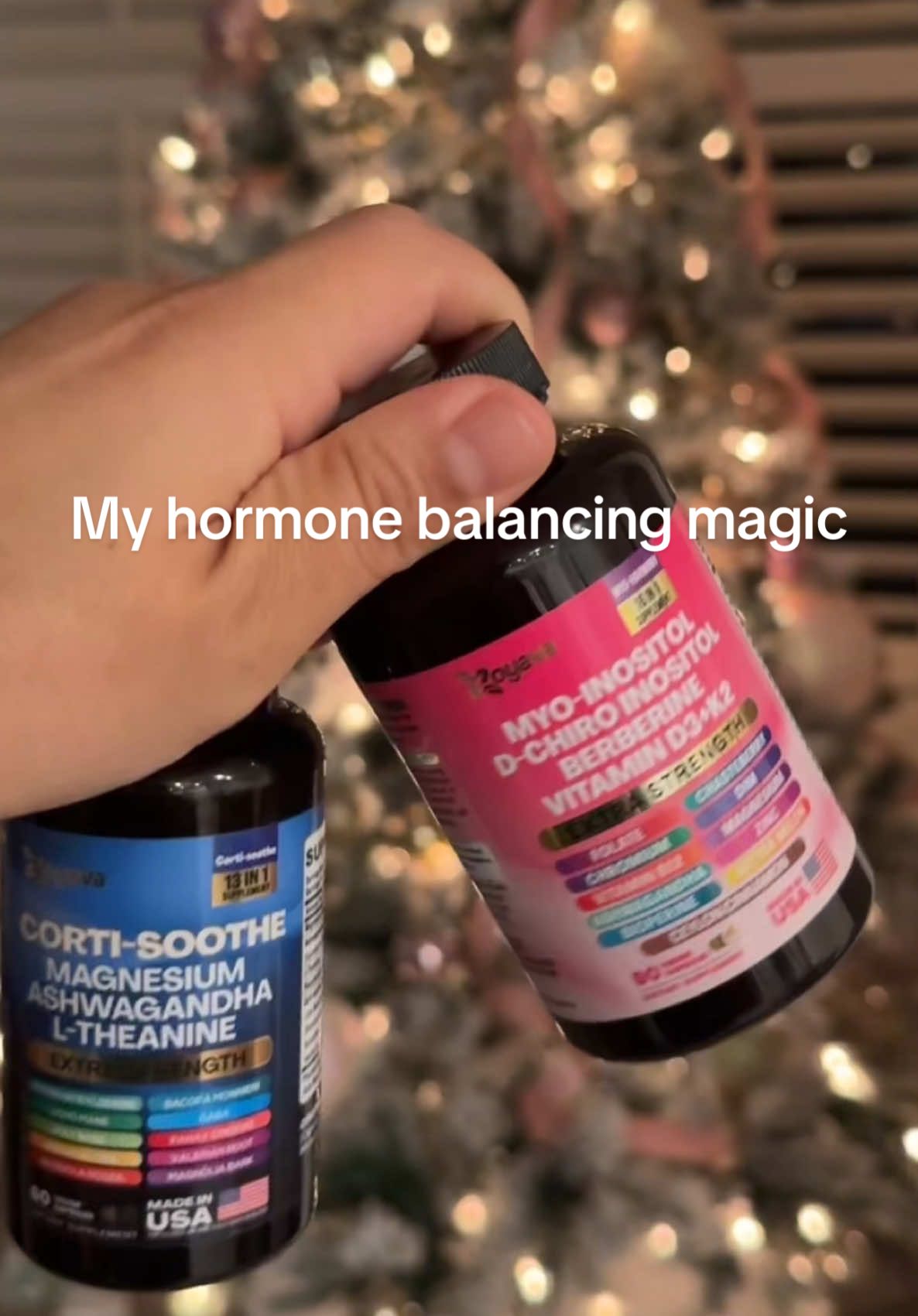 My hormone balancing magic duo #womenshealth #hormonesupport #hormoneimbalance #newyearnewaura #tiktokshopcreatorpicks 