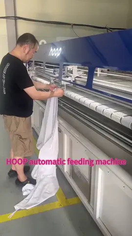 Industrial laundry feeding, ironing and folding machine. Approximately 1000 sheets processed every hour. #DalowEngineering #Lapauw #commerciallaundry #industriallaundry #hospitallaundry #laundry #ironingmachine #foldingmachine