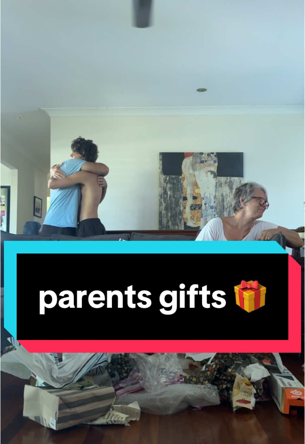 so grateful for my parents 🩵 #christmas #christmashaul #parents #gifts #fyp #fy #fypシ #foryou #foryoupage #viral 