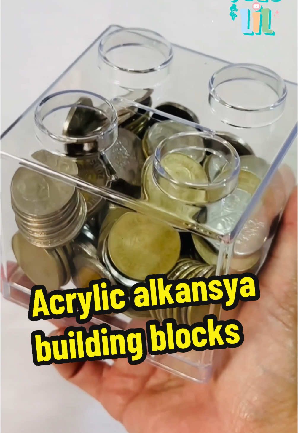 Acrylic alkansya building blocks shape transparent coin bank money box stackable storage #alkansya #coinbank #moneybank #acrylicalkansya #acryliccoinbank #transparentcoinbank #moneystorage #toysforkids #giftforkids #trending #viral #fyp #fypシ 