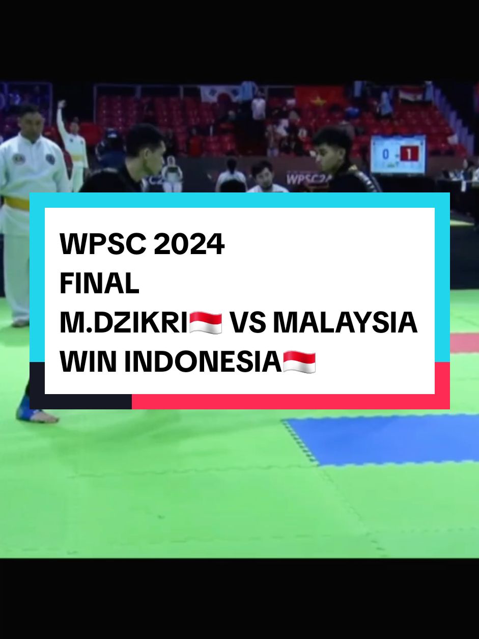 WPSC 2024 ABU DHABI FINAL M.DZIKRI🇲🇨 (Biru) VS MALAYSIA (Merah) WIN M.DZIKRI🇲🇨 #pencaksilatindonesia #pesilatindonesia #wpsc24 #kejuaraandunia #pesilat #pencaksilat