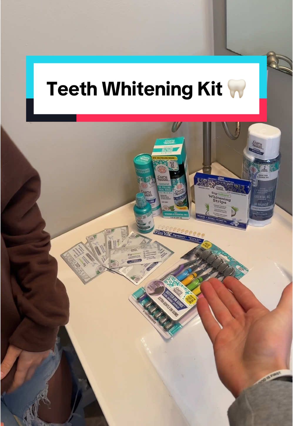 That's a CRAZYYY deal for white teeth 🦷😳 #gurunanda #teethwhitener #teeth #whitening #whiteteeth #pearlywhite #pearlywhites #teethtok #whiteteethhacks #mint #dentist #whiteningkit #whiteningstrips #badbreath #deals #whiteteeth  #viralvideo #trending #fyp #foryoupage #tiktokmademebuyit #tiktokshopfinds   #TikTokShop   #starcreatorcompetition  #tiktokshopcreatorpicks  