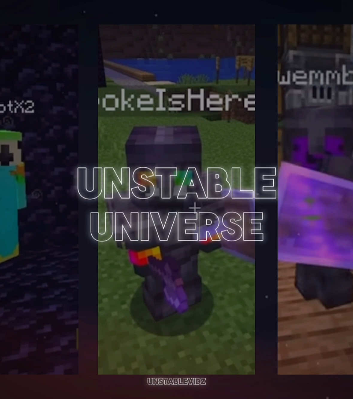 Happy Holidays and enjoy one of my favorite edits I have ever made for unstable! #unstableuniverse #Minecraft #unstableuniverseedit #parrotx2 #wemmbu #spokeishere #fyp 