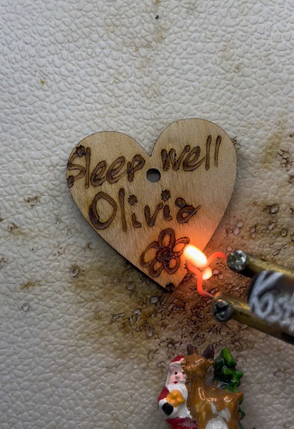 Olivia! 🫴❤️‍🔥 #calmvoice #olivia #calligraphy #fire #asmr 