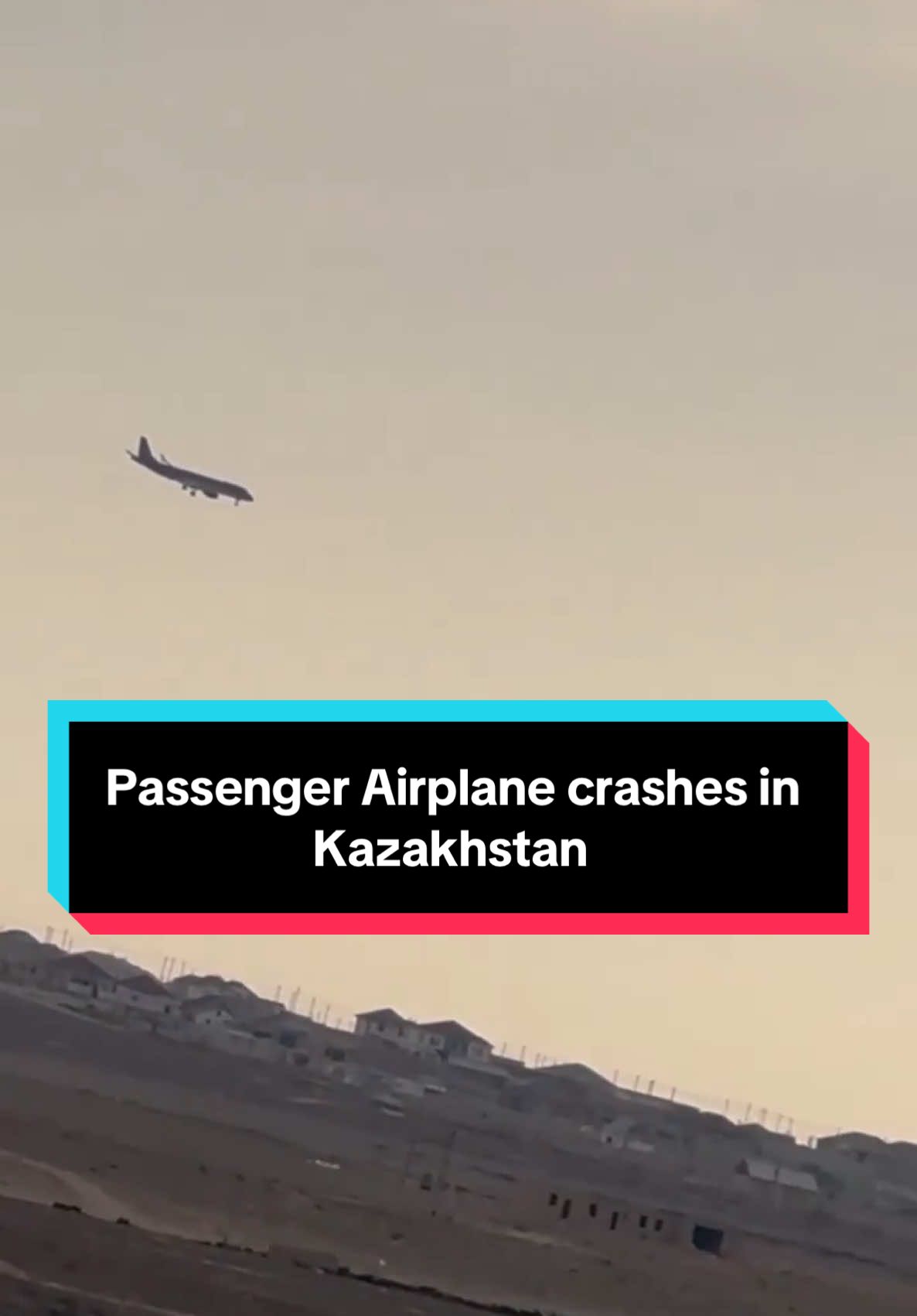 Christmas Horror: Azerbaijan Airlines plane coming from Baku crashes near Aktau Airport in Kazakhstan. Developing. #Kazakhstan #Baku #airplane #disaster #crash