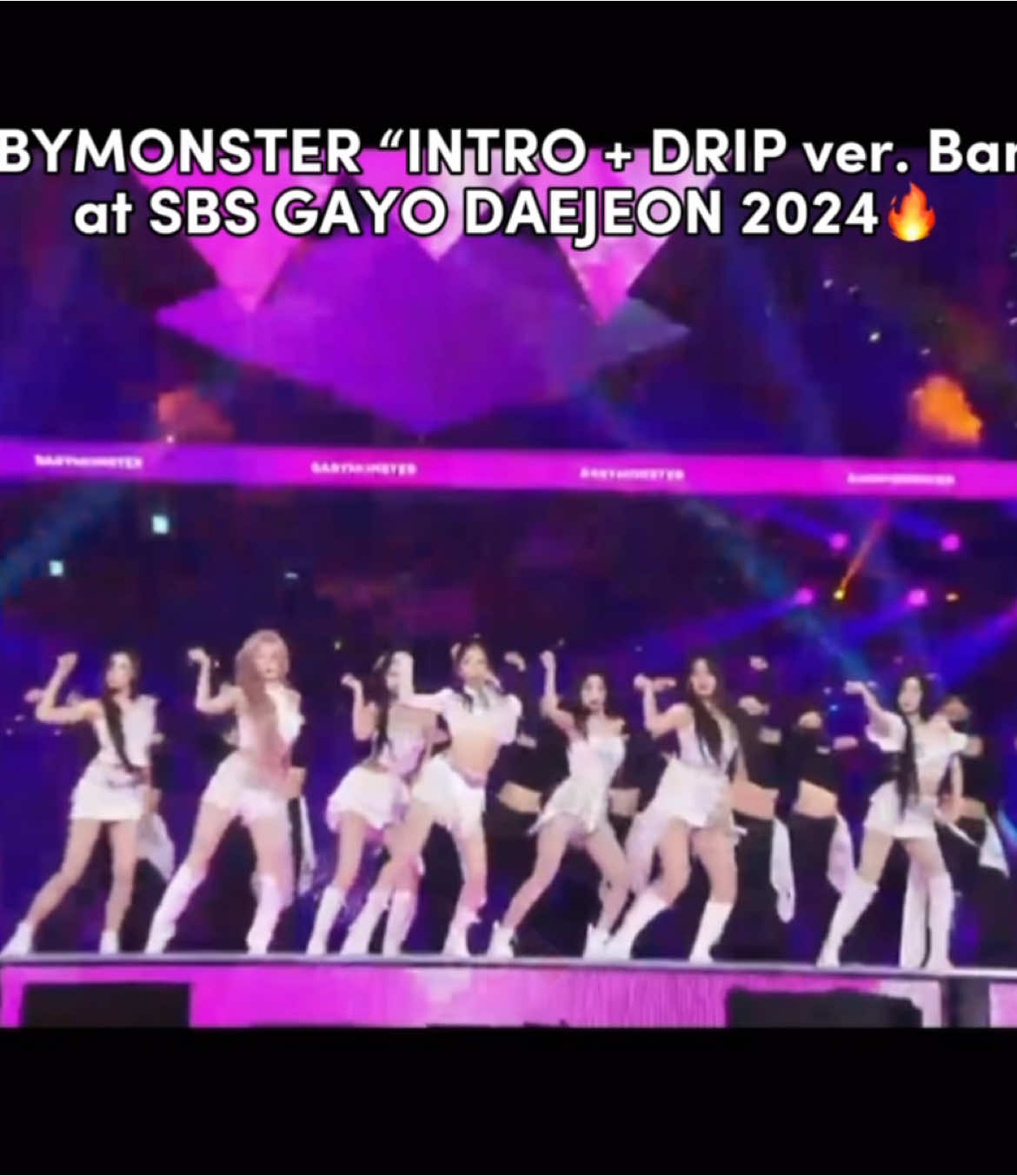 KEREN PARAH SAMPE GK BISA BERKATA2, BABYMONSTER PERFORM DRIP VER BAND😭🔥 #BAEMONonSBSGayoDaejeon #babymonster #sbsgayodaejeon2024 #fyp #foryou 