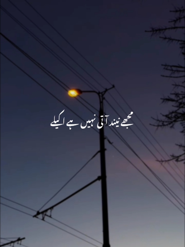 Mujhe Nend Aati Nahi hai akele ❤️ #acc #fyp #viral #content #urdu #new #foryou #lyrics 