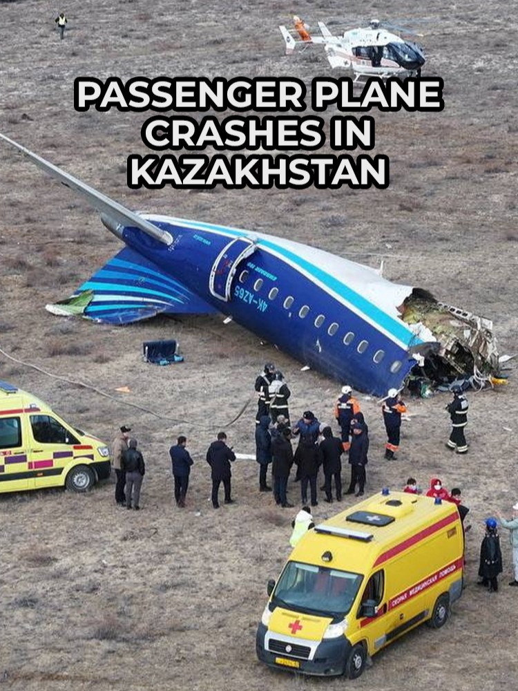 Dozens are feared dead after an Azerbaijan Airlines passenger plane crashed near Aktau airport in Kazakhstan. 27 people have survived the crash, according to Kazakh authorities. The incident occurred after the aircraft was diverted from its original route, with emergency services responding to the scene. #Breaking #Kazakhstan #Azerbaijan #WorldNews #PlaneCrash #GBNews