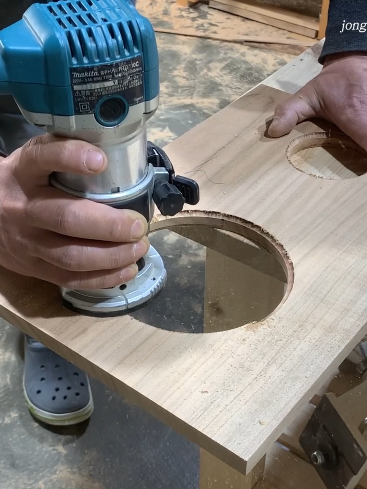 Handcrafted Cherry Wood Speakers with Bluetooth Amp #woodworking