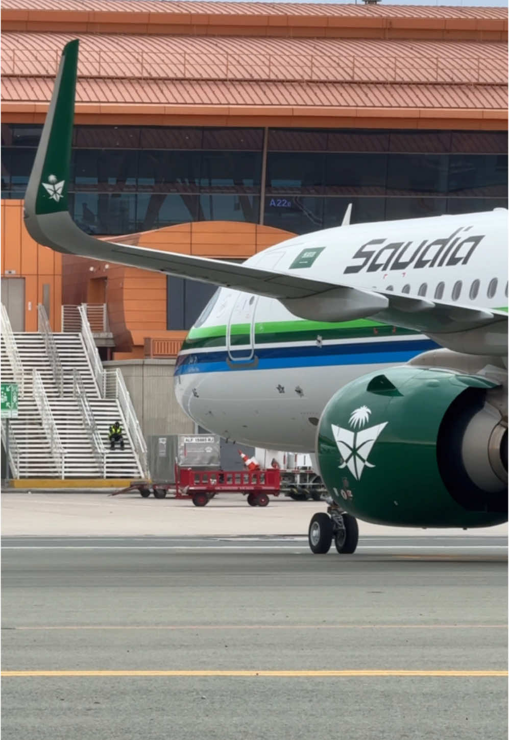 طائرة الخطوط السعودية 🇸🇦 #airbusa321 #fyp