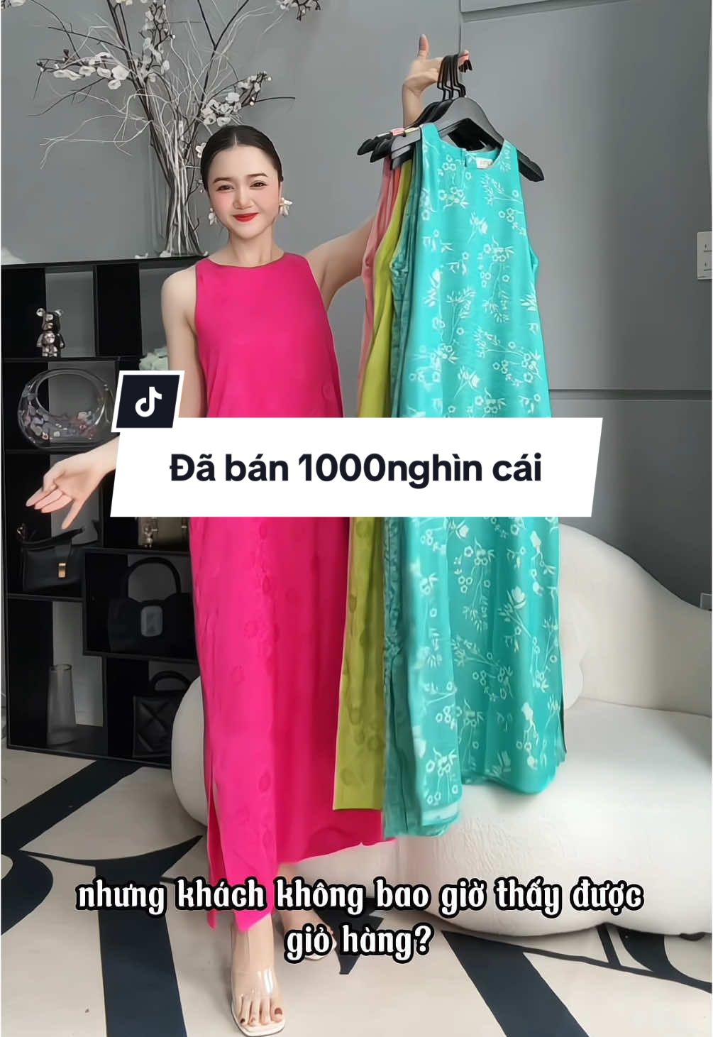 Về bao nhiêu cũng không đủ ạ, các nàng nhớ follow em để canh săn được trên live nha❤️#cebaboutique #damsuongrong #damsuonghoatiet #damtet #dammactet #damlua 