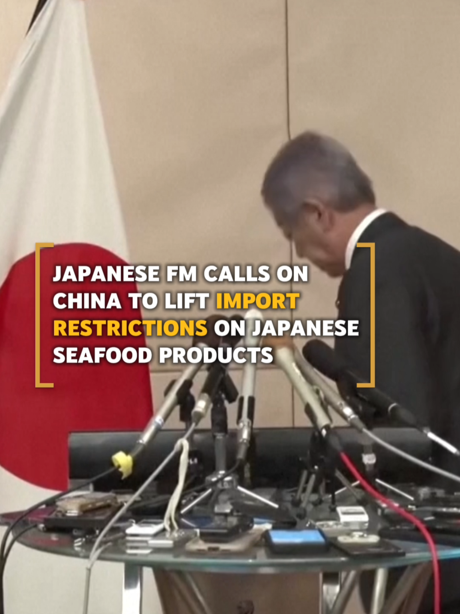 Japanese Foreign Minister Takeshi Iwaya announced that Japan and China reached an agreement during discussions in Beijing on Wednesday (December 25) to work towards ending the ban on Japanese seafood imports. #japan #seafood #china #trading #fyp #news #chinanews #chinatrend