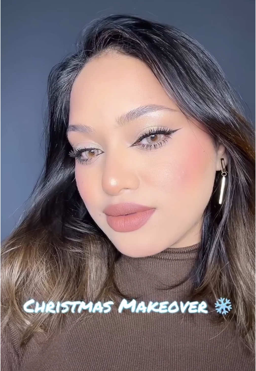 Christmas Makeover❄️ Merry Christmas everyone ❤️ Products used  1. Sensational Spf foundation shade 103 2. Sensational concealer shade 102 3. Australis stick contour shade Ride or die  4. Australis stick blush pixie dream girl  5. Pastel transparent loose powder shade 100 6. Moira ombre blush 03 bella pink  7. Moira dreamlight highlighter shade 01 8. Makeup studio single eyeshadow shade glowing gold 9. Xl mascara forever52 10. Satin liquid lipstick shade 09 11. Bperfect one dew three setting spray  Shop at www.mishisa.com  #mishisa #mishisacosmetics #makeup #cosmetics #makeupartistnepal #moira #nepal #nepalireels #forever52 #skincare #christmas #chrismasmakeup #christmasmakeuplook #frostymakeup #wintermakeup #foundation #concealer #eyeshadow #makeupnepal #australis #futuremakeup 