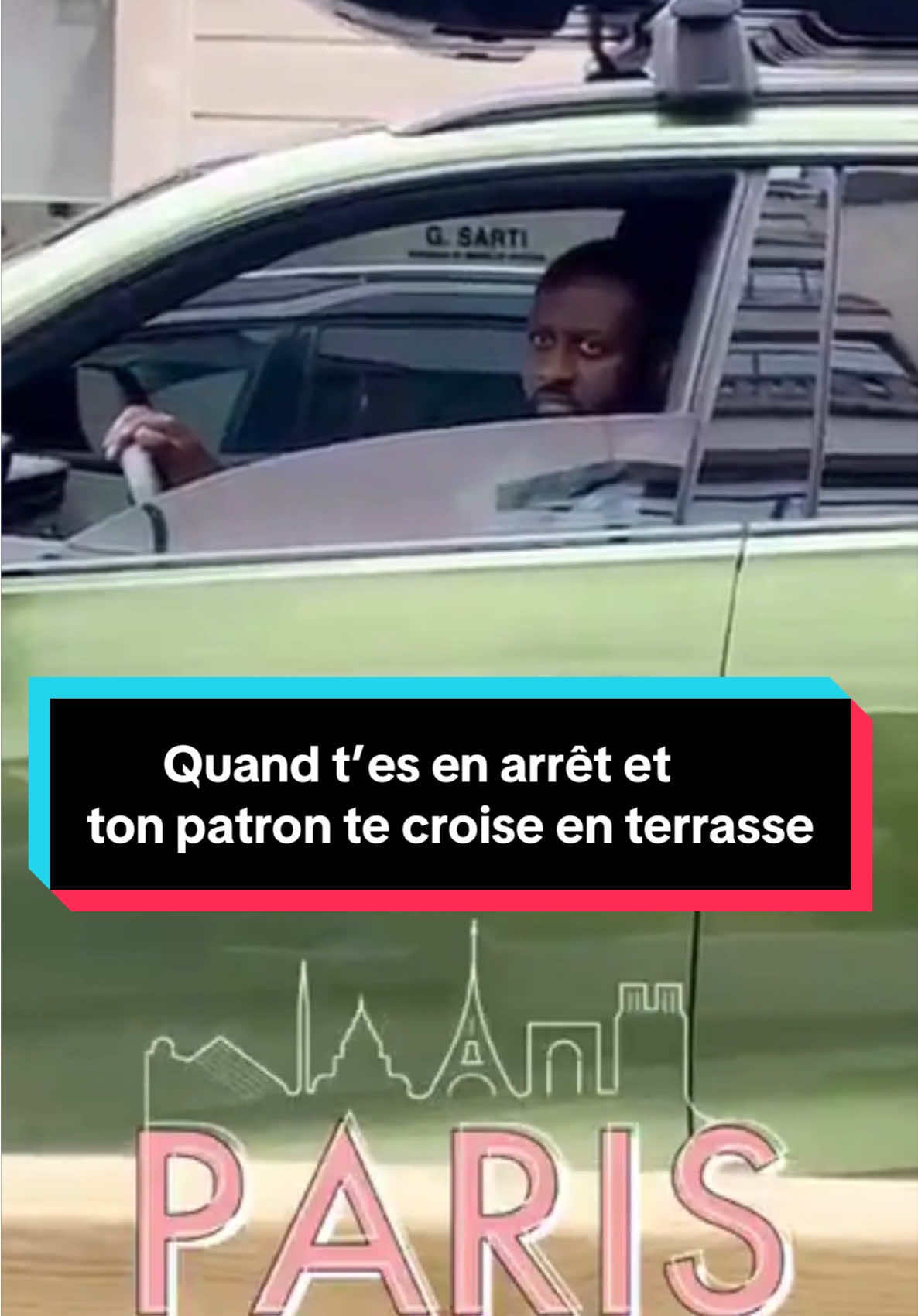 « Quand t’es en arrêt et ton patron te croise en terrasse » #pop #fyp #pov #for #foru #foruyou #pourtoii #humour #ohplai 