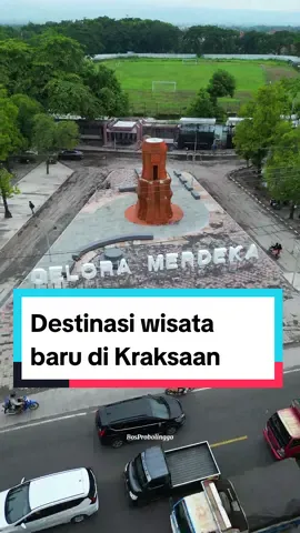 Wajah Baru Gelora Merdeka Kraksaan, ada replika Candi Jabung nya dan menjadi destinasi wisata baru bagi masyarakat Kraksaan dan sekitarnya #wisatajawatimur #wisataprobolinggo  #viral 