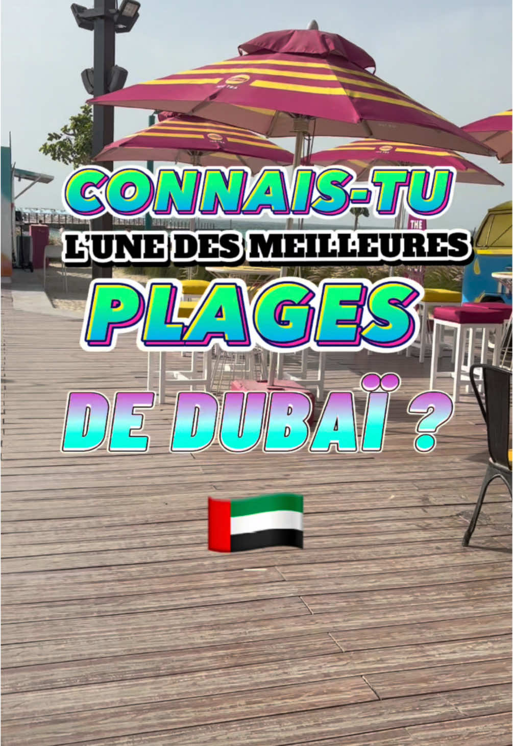 Connais-tu l’une des meilleures plages de Dubaï 🇦🇪 ? Enregistre et abonne-toi ! #dubai #beach #bonplan #katebeach @🌏World Trip✈️ ✪  @🌏World Trip✈️ ✪  @🌏World Trip✈️ ✪ 