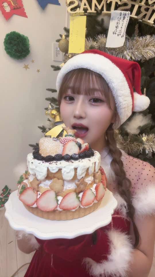 クリスマスタルトケーキ作った！！！メリークリスマス！！！🎄💗