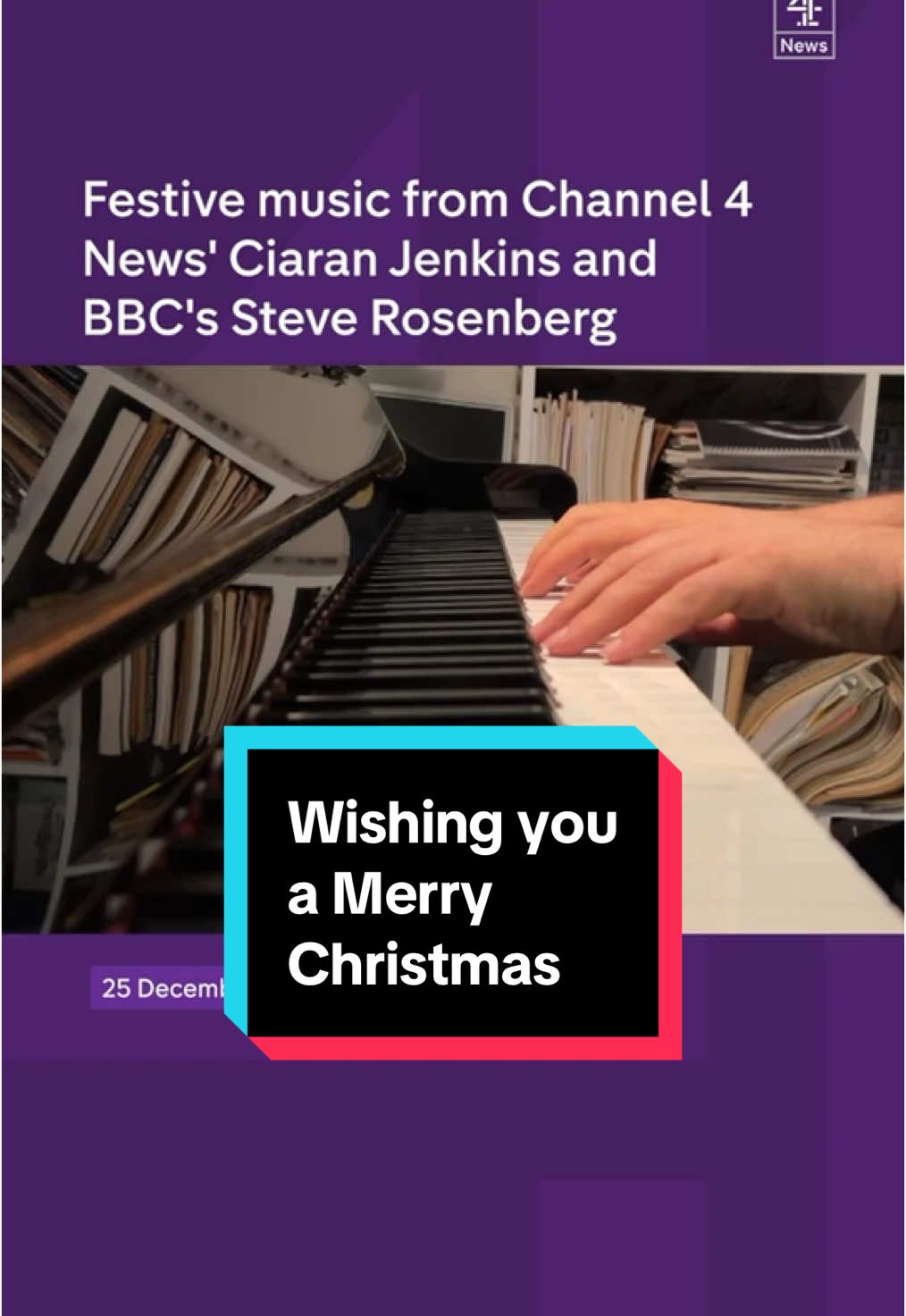 Festive music from Channel 4 News' Data Correspondent Ciaran Jenkins and BBC's Russia Editor Steve Rosenberg, wishing you a Merry Christmas. #Christmas #Christmasmusic #Channel4News #C4News #BBC