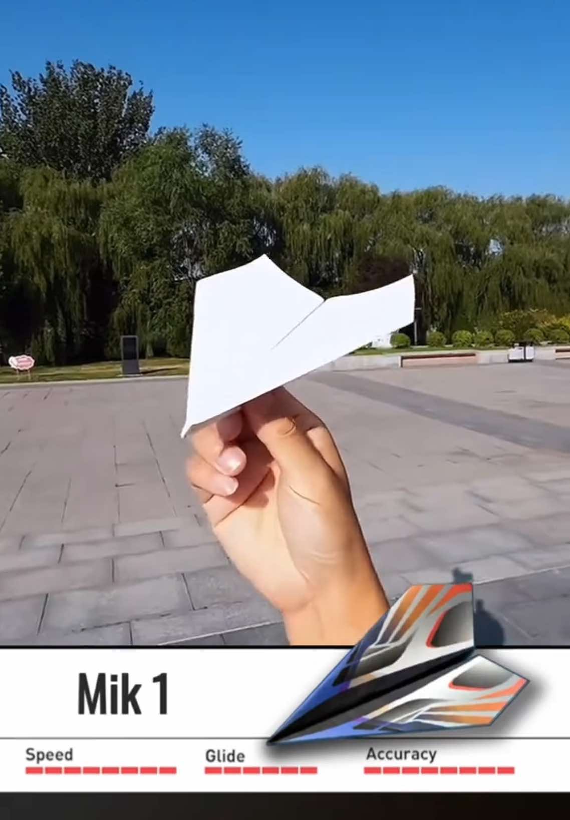 How to make a paper airplane that flies far and can return like a boomerang, How to make super plane Mik One 🚀 #vvvreview #origami #DIY #papercrafts #paperairplane #handmadeplane #paperplane 