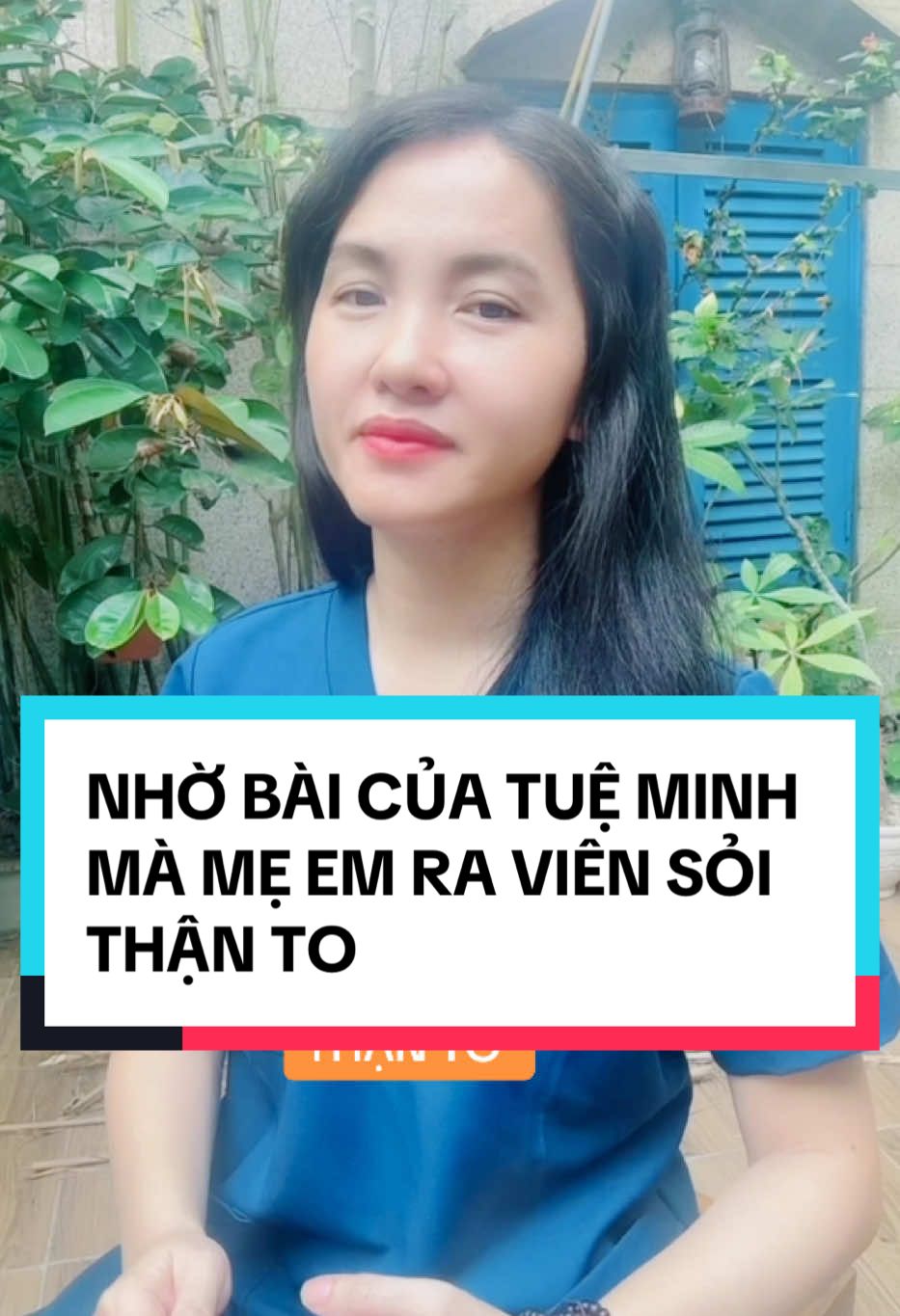 Biết ơn c lắm c xinh đẹp, mẹ e bị sỏi thận cũng to, e làm cho mẹ e u mới 2 đợt thôi là mẹ đái ra cục sỏi luôn đó c. Thật là tuyệt vời#duagungmuoi #soithan 