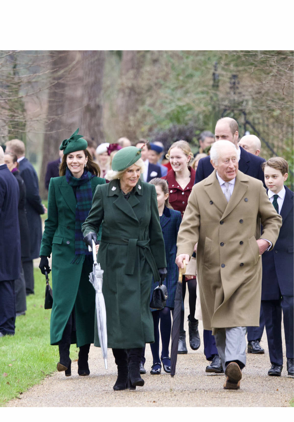 The Royal Family arrived at Sandringham church for the annual Christmas Day service. King Charles and Queen Camilla were at the front, followed by the Prince and Princess of Wales, accompanied by their children George, Charlotte, and Louis.#RoyalFamily #KingCharles #QueenCamilla #PrinceWilliam #PrincessCatherine #PrinceGeorge #PrincessCharlotte #PrinceLouis #Sandringham #ChristmasDayService #BritishMonarchy #RoyalTraditions #RoyalArrivals #ChristmasWithTheRoyals #KingCharlesIII #RoyalFamilyOuting #SandringhamChurch #RoyalChristmasCelebrations #BritishRoyals #RoyalFamilyAppearances #RoyalChristmas @The Royal Family Channel @Royal Family 2024 @Daily Mail @Daily Mirror @Daily Mail UK @theroyalfamilytiktok @Newsweek @News Alert 