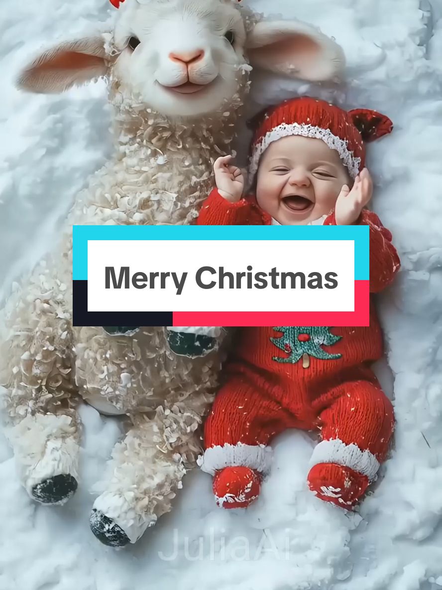 🎄 Merry Christmas, everyone! Wishing you joy, smiles, and endless happiness. ✨💖 This video I created with @Hailuo AI (MiniMax) #merrychristmas #JoyfulMoments #HolidayMagic #ai #aigenerated #baby #cutebaby 