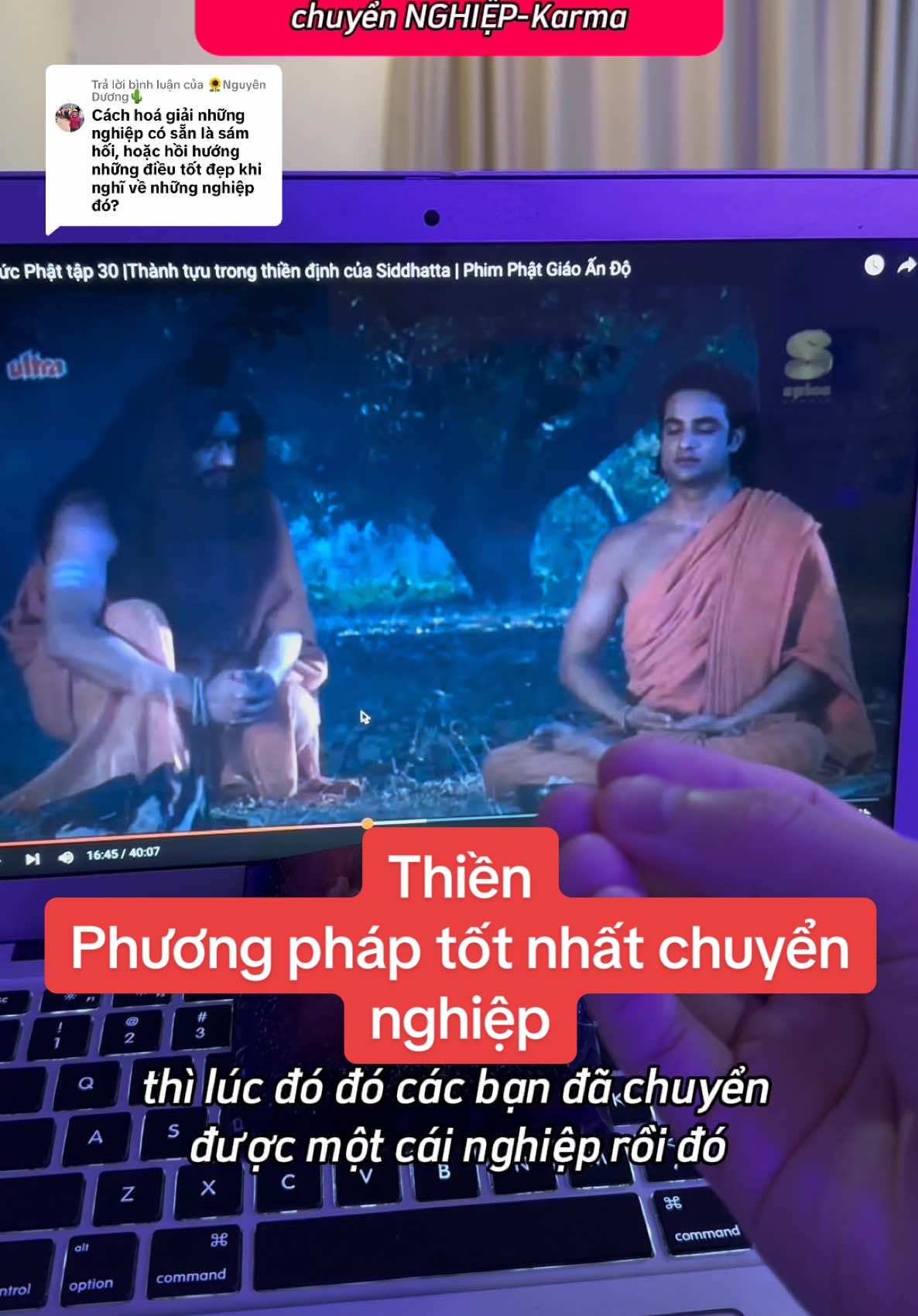 Trả lời @🌻Nguyên Dương🌵 Thiền là Phương pháp tốt nhất để chuyển nghiệp #bacsilac #bacsilacthien #thien #phatgiao #phatphap #