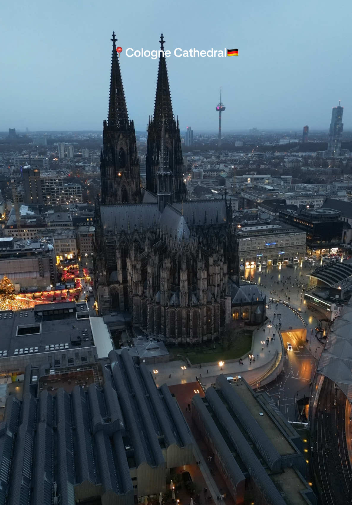 One of the most beautiful cathedrals in Germany📍Cologne Cathedral🇩🇪 📸by: sabah.alhawery #kölnerdom #colognecathedral #köln #cologne #germany #deutschland #travelblogger #travellife #travelphotography #travel #traveltiktok #blooger #photography #photographer #germany🇩🇪 #weihnachtsmarkt #photomagic #citylife #traveling #photo #explore #explorer #exploremore #froheweihnachten #2024 #2025 #bielefeld #nrw #vibe #vibes #drone #dronephotography #drohne #citywalk #tour #ausflug #trip #reisen #urlaub 