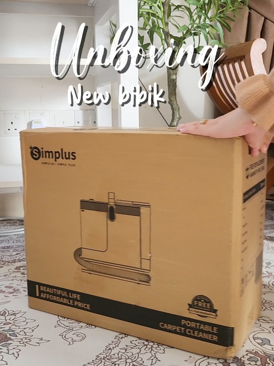 Unboxing the cleanest decision I’ve ever made! 🧹✨ @simplus.my  #Unboxing #CleanVibes #affiliate #affiliatemarketing #racuntiktok #simplus #vacuumcleaner #fyp #fyppppppppppppppppppppppp 