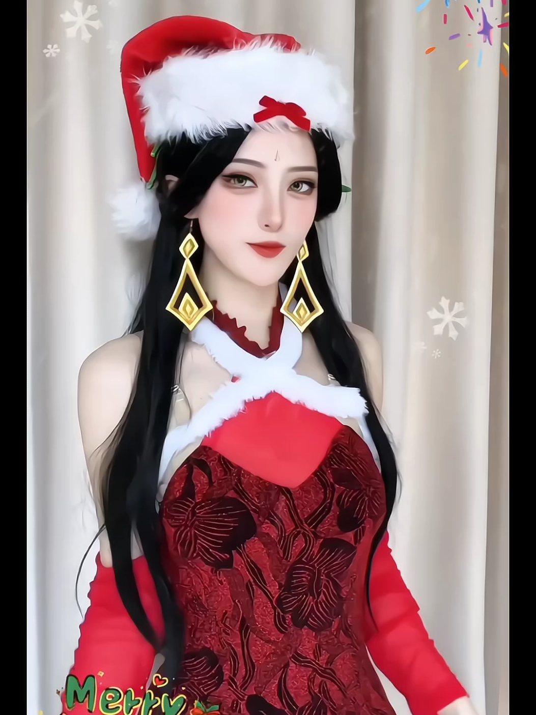 Liễu Thần chúc Giáng Sinh chư vị 🎄⛄  #lieuthan #liushen #cosplay #thegioihoanmy #perfectworld #donghua #thanhhinhi #xuhuong 