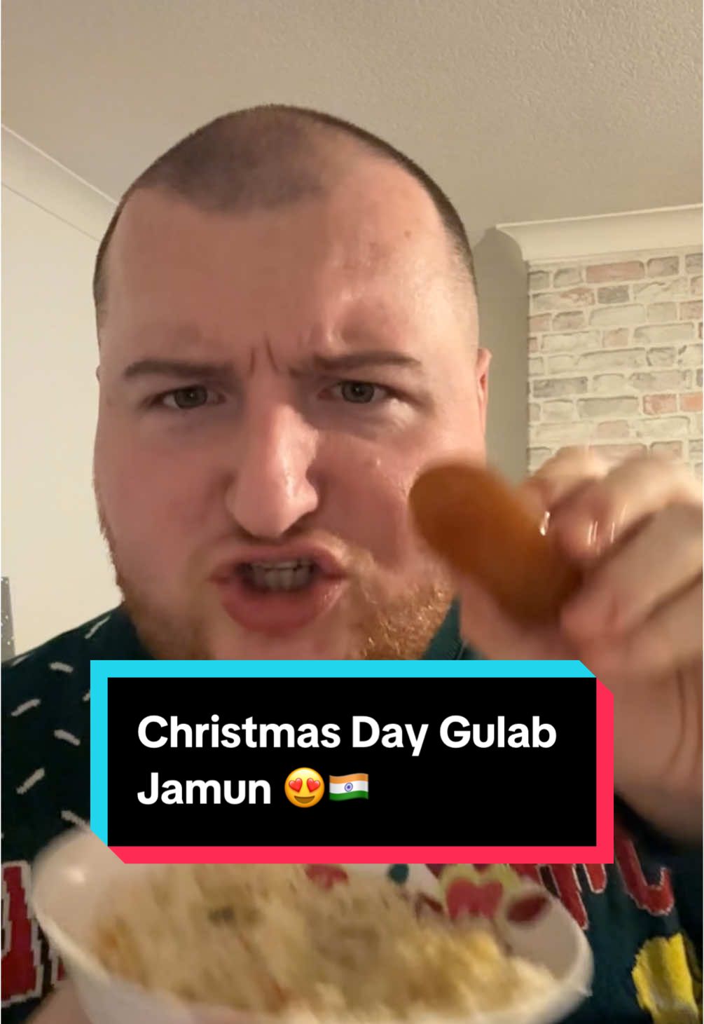 Christmas Day Gulab Jamun #christmas #gulabjamun #fyp #indianchristmas #gulabjamunlover 