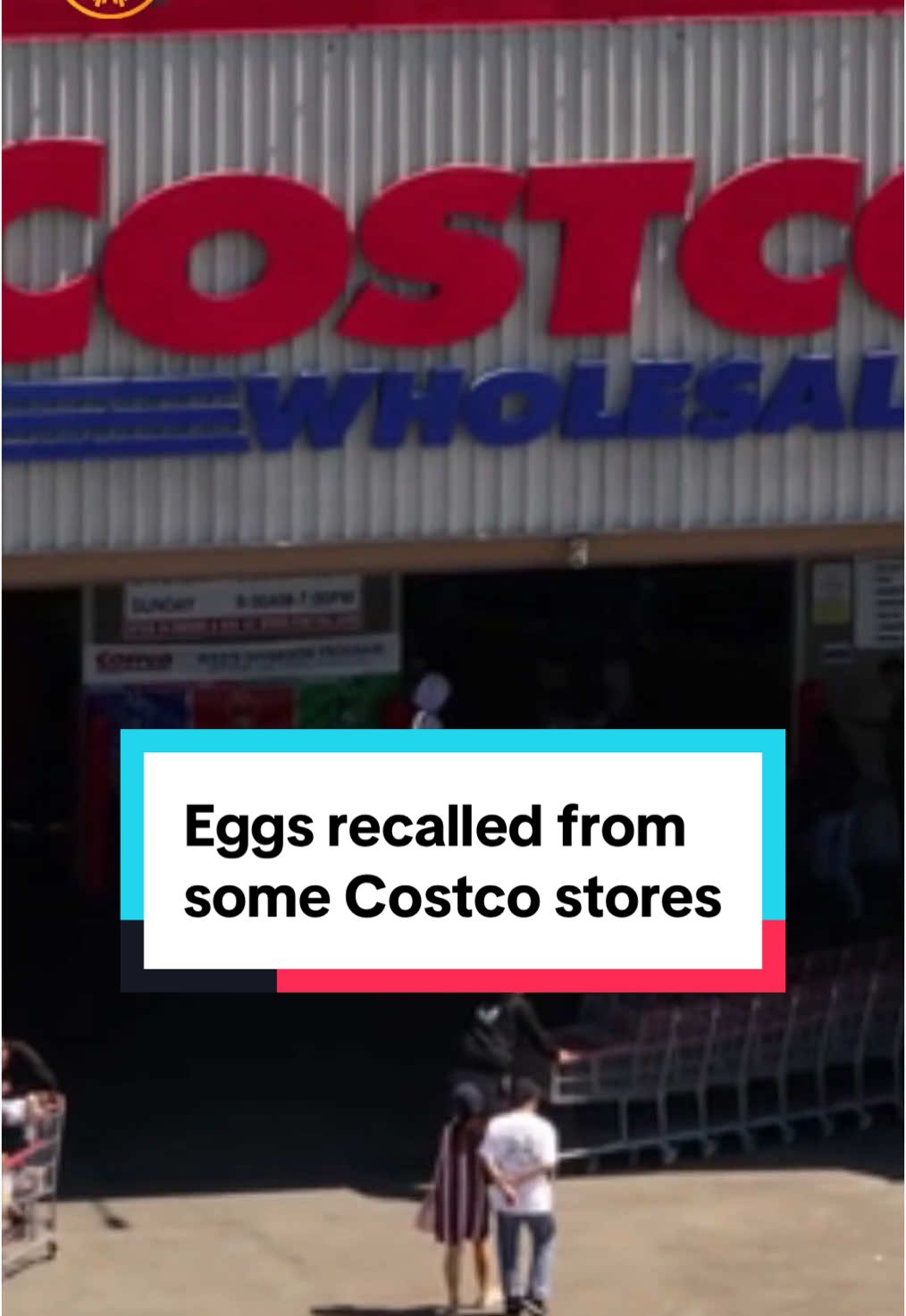 Some Costco eggs sold under the Kirkland Signature brand are being recalled due to the risk of salmonella, according to a notice posted by the FDA. The recall covers 10,800 packages of eggs, which are from Handsome Brook Farm and were distributed to 25 Costco stores in the South starting in November. #eggs #recall #costco #salmonella