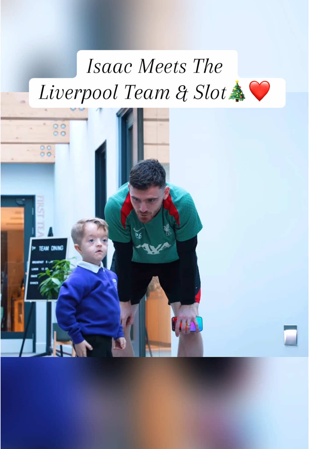 Isaac & Liverpool ❤️ #respect #cute #liverpool #isaac #salah #vandijk #diaz #jones #elliot #slot #arne #jota #tsimikas #reds #funny #viral #fyp 