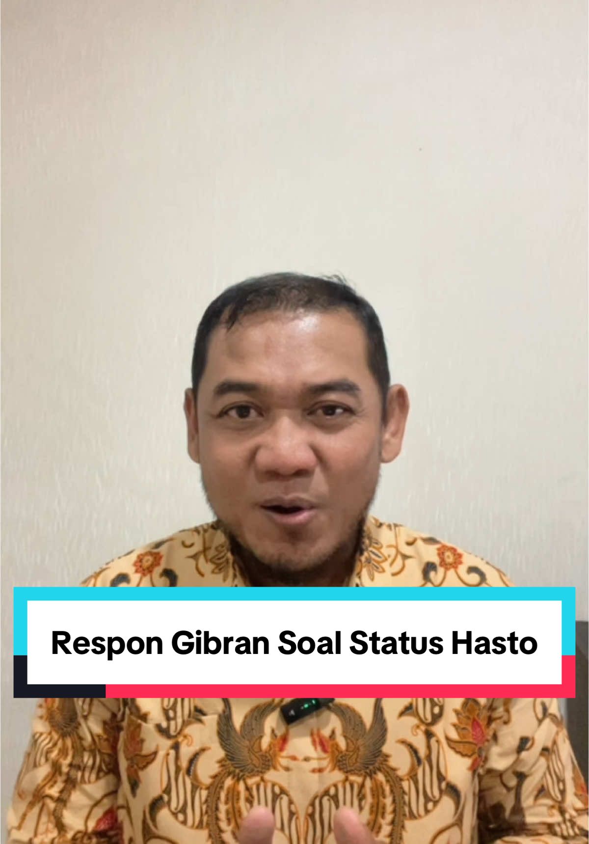 Respon Gibran Soal Status Tersangka Hasto #CapCut #gibran #hastokristiyanto #pdiperjuangan #profkurniawan 