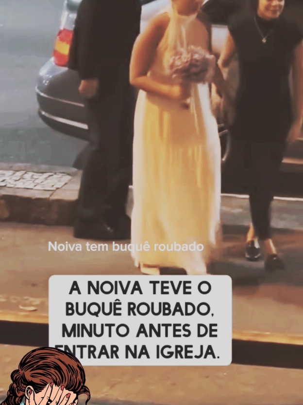 Noiva tem buquê roubado  #noivas#buque#fofoca