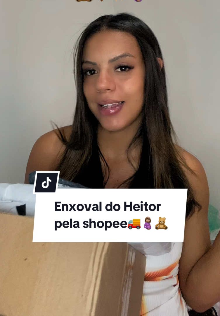 Comprinhas da shopee pro enxoval do príncipe🤰🏽🧸🤎✨ #gravidez #foryou #enxovaldebebe #videoviral 